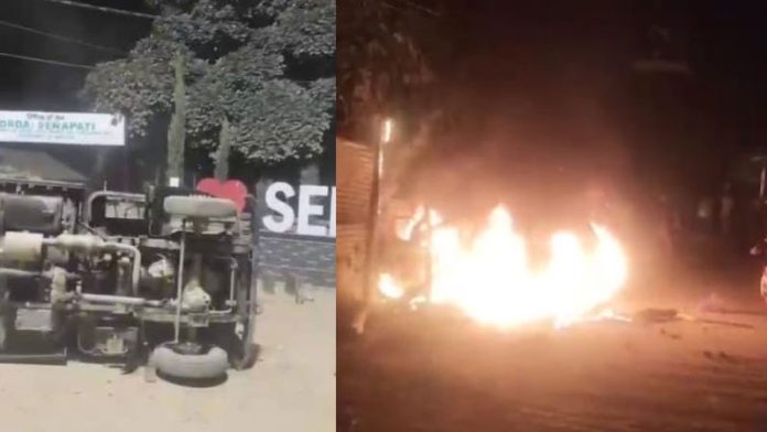 Mob attacks Assam Rifles camp